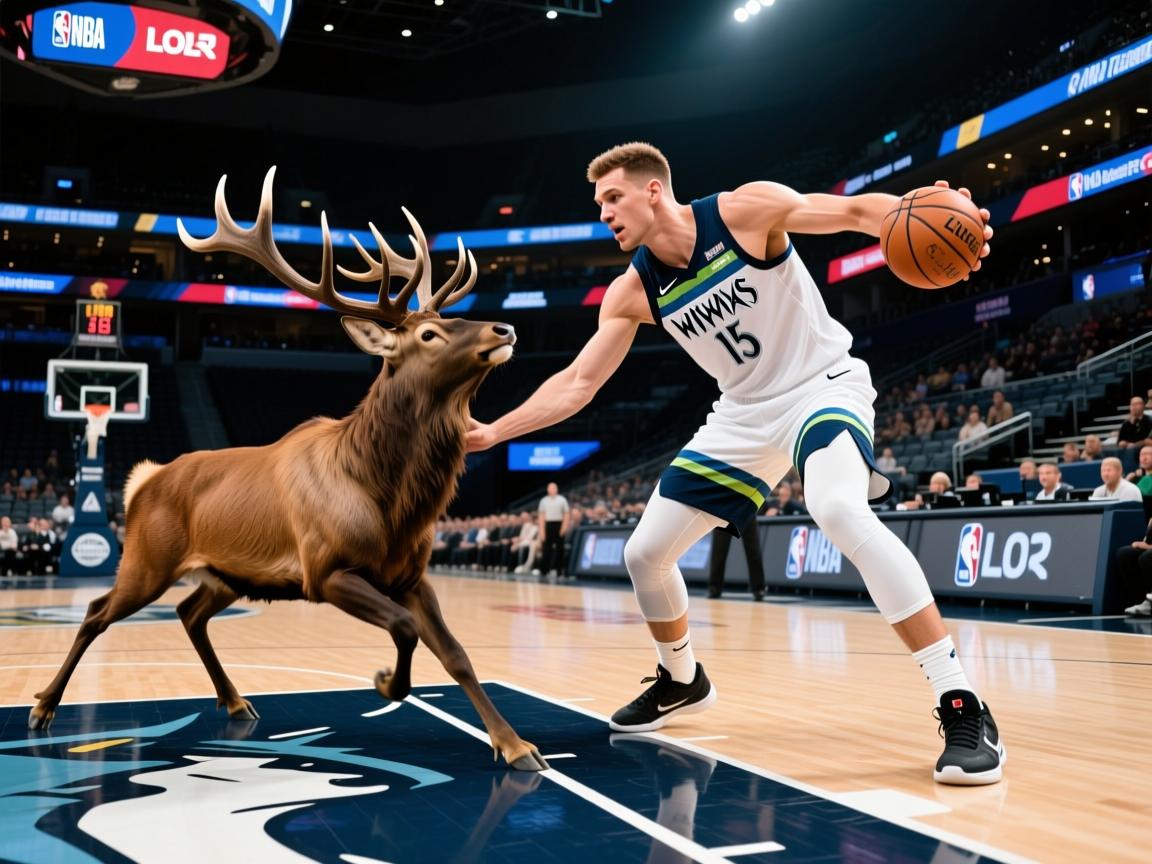 雄鹿战胜森林狼，字母哥全能表现